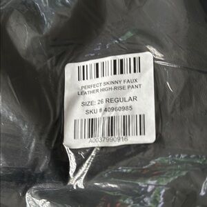 Perfect Skinny Faux Leather High-Rise Pants